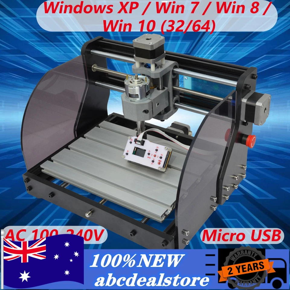 Upgrade Version 3018 PRO CNC Injection Molding DIY Laser Engraving Machine Kit - image 1 of 4