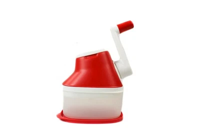 TUPPERWARE Chef Mahl-Chef rot-weiß Reibe Käsereibe Grate N Store Multi-Mühle - Bild 1 von 3