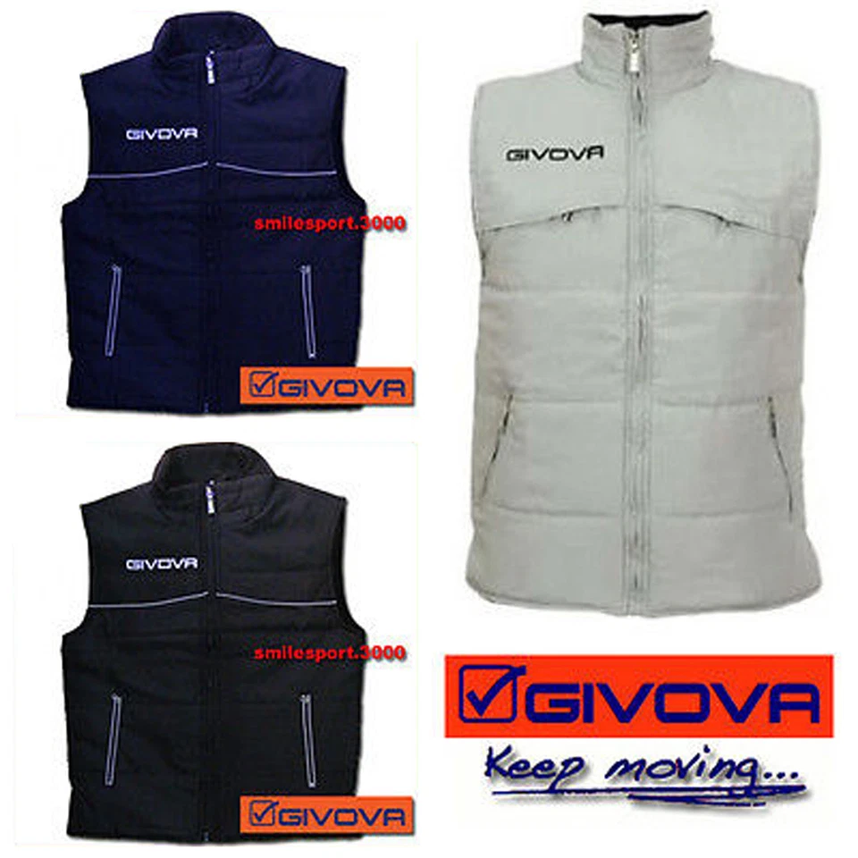 GIUBBOTTO SMANICATO GIVOVA COLD GILET Jacket  G005 Senza maniche imbottito - Immagine 1 di 2