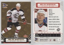 2003-04 Pacific Prism Gold /425 Milan Bartovic #13 Rookie RC