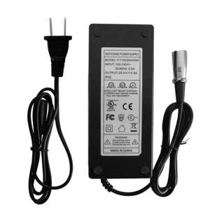 Cargador de batería 29,4V 4,5A/24V 4,5A para Jazzy 1107 614HD con conexión XLR de 3 pines - Imagen 1 de 6