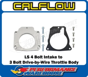 Adaptador de cuerpo acelerador LS Drive-by-Wire - LS3 4 pernos Int to LS1 3 pernos TB CAL-9742 - Imagen 1 de 2