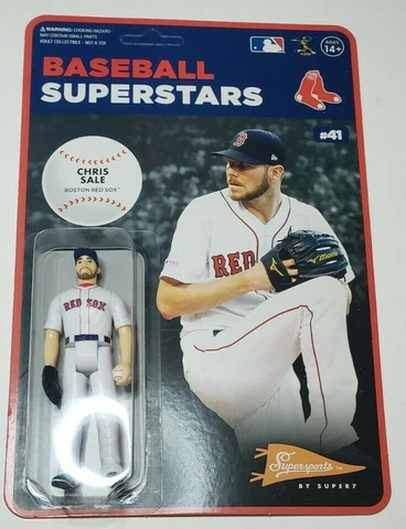 Super7 ReAction MLB Baseball Superstars CHRIS SALE 3.75 Figure Boston Red Sox Cover