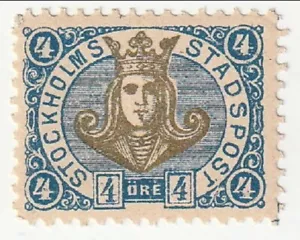 Schweden - Lokal, Stockholmer Stadtpost 4 öre(M) - Bild 1 von 1