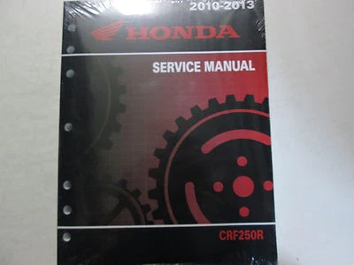 2010 2011 2012 2013 Honda CRF250R Crf 250R Servicio Reparación Tienda Manual - Imagen 1 de 3