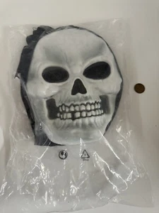 Ostern unbegrenzter Spaß Welt grinsender Schädel Skelett Grabtuch Halloween Maske, Handschuhe - Bild 1 von 5