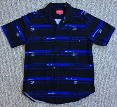 F/W 2018 Supreme полосатая гоночная рубашка размер маленький - Изображение 1 из 4