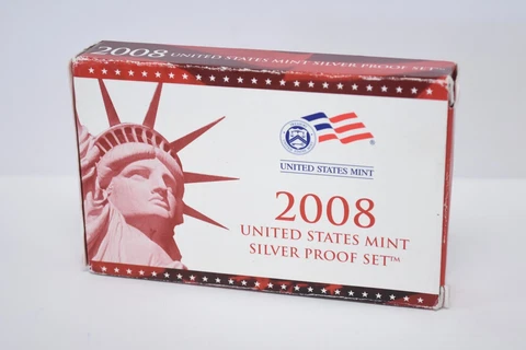 2008-S US Mint Silver Proof Set w/ Box & COA (ps1059) Cover