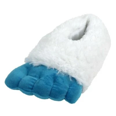 Zapatillas Yeti Abominable Muñeco de Nieve Pies - Azul y Blanco Aumble Snow Monster Zapatos Foto 1 de 4