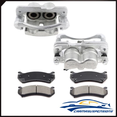 Pinzas de freno delanteras y pastillas de cerámica para Chevrolet GMC Silverado 1500 2002-2006 Foto 1 de 4