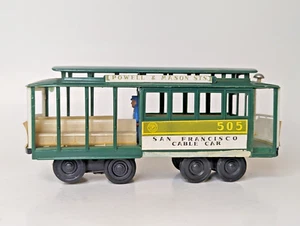 FUNIVIA GIOCATTOLO VINTAGE SAN FRANCISCO 505 POWELL & MASON STS GIOCATTOLO DI ATTRITO IN PLASTICA - Foto 1 di 6