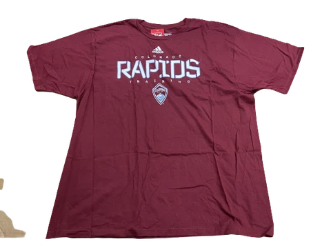 Adidas MLS Colorado Rapids Training T-shirt Maroon Cover
