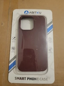 IPhone 13 Pro Case Liquid Silicone Gel Rubber ABITKU Comfortable Grip Purple New - Picture 1 of 2