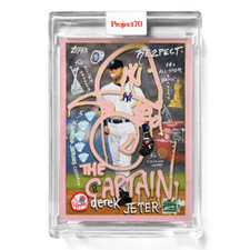 2022 Topps Project70® Card 713 - 2022 Derek Jeter by Gregory Siff-Free Shipping!