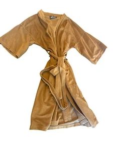 Vintage Weldon One Size Fits All Camel Brown Robe With Belt Tie - Picture 1 of 4