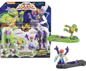 Akedo Teenage Mutant Ninja Turtles Donatello Vs Baxter Stockman Mini Figure Set - Picture 1 of 5