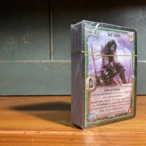 ๐บ Warlord APS 9 - Set'rokh Nothrog - Starter Deck - Saga of the Storm CCG 4E - Picture 1 of 3