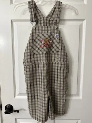 Pantalones Cortos Pooh Colección 100 Acre Niños Talla 12 Amigos Azul Tostado A Cuadros Usados en Excelente Condición Foto 1 de 4