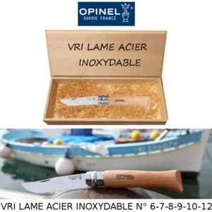 Poplar Box: Real Knives Opinel Vri Stainless Steel Blade Francia Num. 6-7-8-9-10 - Imagen 1 de 7