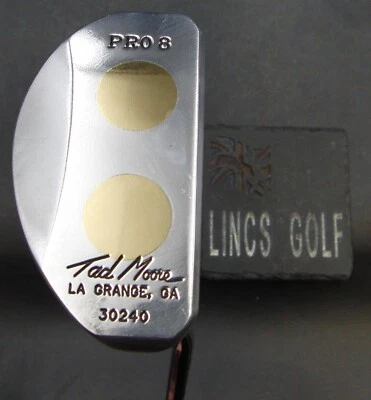 Tad Moore Pro 8 Putter Steel Shaft 87cm Length Crystal Clear Grip - Image 1 of 4