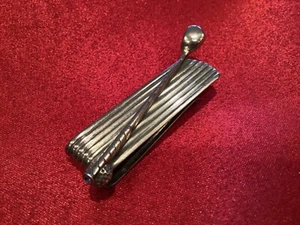 Sterling Silber 925 Golf Design Geldklammer - Bild 1 von 8