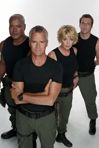 Stargate SG-1 Metal Poster Amanda Tapping Michael Shanks 7x11 12x18 Photo - Picture 1 of 1