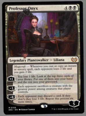 Professor Onyx 0153 Non Foil Mythic Duskmourn MTG Near Mint - Image 1 of 2