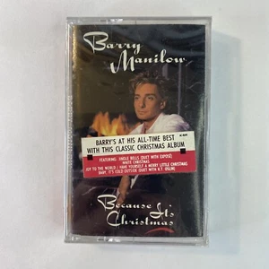 Because Its Christmas By Barry Manilow (Cassette, 1990, Arista) Sealed New - Picture 1 of 7