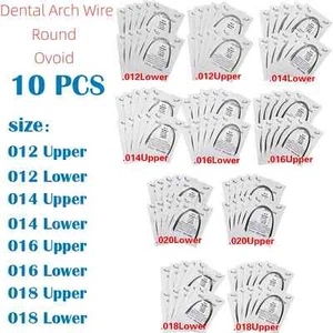 Arcos de Dental Ortodoncia Redondos Niti Arco de Alambre Su Arch Wire Round - Picture 1 of 21