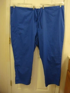 Scrub Zone 85229 Scrub Pants 5XL Royal Blue Unisex - Picture 1 of 7