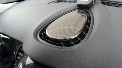Rivestimento interno in fibra di carbonio (LHD) - Copri condizionatore adatto a Mini Cooper F55 F56 - Immagine 1 di 4