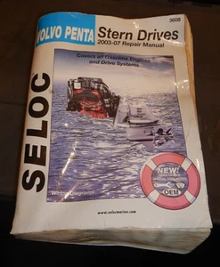 Seloc Repair Manual 18-03608 Volvo/ Penta Stern Drives Outboard Engine 2003-2007 - Picture 1 of 19