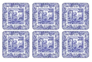 Pimpernel per Sottobicchieri Spode Blu Italiano (Set di 6) - Foto 1 di 1