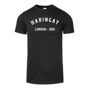 Men's T-Shirt Haringay London Londoner Place Year Of Choice Birthday Gift - Picture 1 of 2