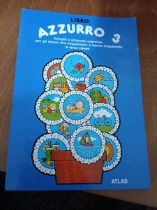 Libro Azzurro 3 Atlas Scuola Terza Classe 1987 - Foto 1 di 11