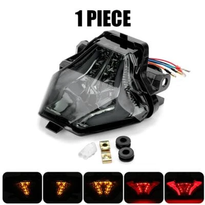 Tail Brake Turn Signal Integrated LED Light For Yamaha MT-03 MT-07 FZ07 YZF R3 - Image 1 of 4