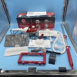 Hoover SteamJet 2 in 1 Mop & Handheld Steam Dual System & Accessories Red - Picture 1 of 15