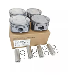4x Engine Pistons Rings Set For 2009-2014 Hyundai Kia G4KF 2.0T 23410-2C400 - Picture 1 of 4