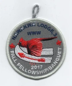 OA Nawakwa Lodge 3 Activity Patch, 2017 Fall Fellowship/Banquet (eR2017-4), Mint - Picture 1 of 1