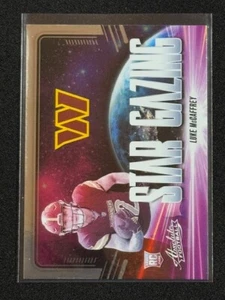 Luke McCaffrey (RC) 2024 Panini Absolute Football - Star Gazing SP #SG-LMY  - Picture 1 of 4