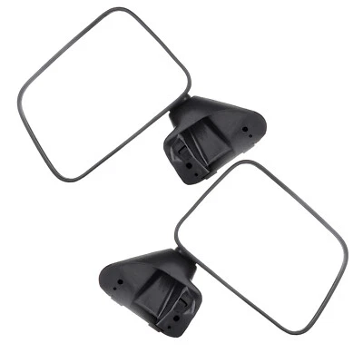 LH+RH Pair Manual Side View Mirrors For 1987-89 Toyota Pickup 4Runner w/Vent - Изображение 1 из 4