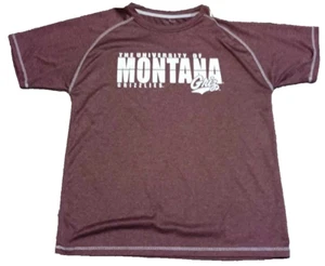 Montana Grizzlies NCAA Graphic T-Shirt Medium Maroon Solid Short Sleeve Pullove - Picture 1 of 5