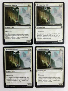 Mtg Magic Playset 4x Fortified Rampart The Battle of Zendikar Vf - Picture 1 of 2