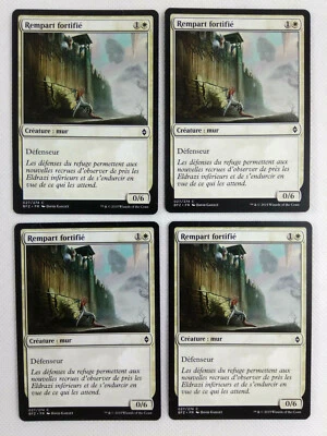 Mtg Magic Playset 4x Fortified Rampart The Battle of Zendikar Vf - Image 1 of 2