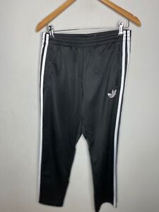Adidas Superstar Logo Size Small Men’s Black Pants Trefoil Polyester Track Pants