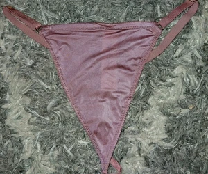 Vs ajustable anillo o cuerda V Panty Talla Pequeña NUEVO Vintage Rosa - Imagen 1 de 2