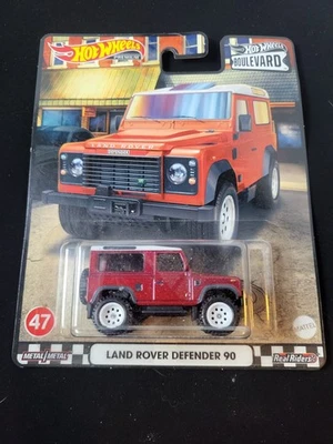 2022 Hot Wheels Premium Boulevard #47 LAND ROVER DEFENDER 90 Red New Near Mint - Image 1 of 2