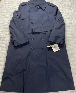 Vintage London Fog Trench Coat Mens 44 Short Douglas Removable Liner USA 90s - Picture 1 of 13