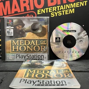 Medal Of Honor W.Manual Playstation PS1 PAL VGC TESTED FREE TRACKED POSTAGE - Picture 1 of 12
