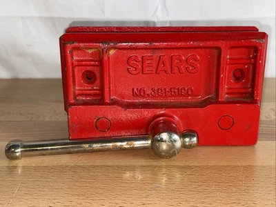 Tornillo de montaje bajo banco vintage Sears rojo 391-5190 Foto 1 de 4